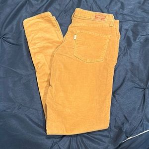Levi Tan corduroy pants size 28